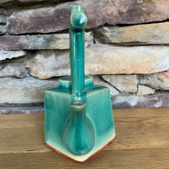 VTG Asian Teapot Ceramic Bamboo Tea Pot - Picture 8 of 13